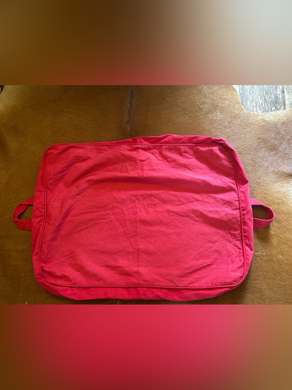 IKEA EKTORP Cream Cover with Red Trim